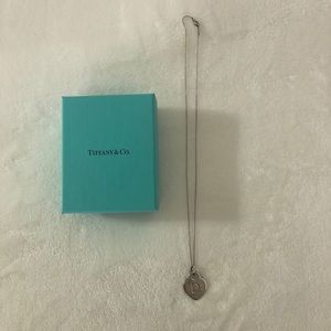 Tiffany & Co. Sterling Silver Heart Tag Necklace